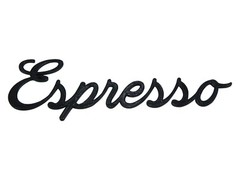 Espresso Word Art Sign Coffee Home Decor Wall Hanging Cursive Script Typography