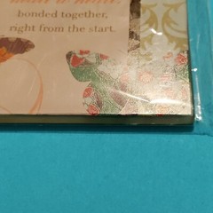 Bella Boutique SISTER TO SISTER HEART TO HEART- Glass Plaque Tile ~ Butterflies
