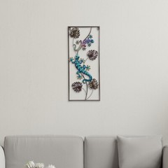 27 1/2″ high Lizard Wall Plaque Decor Ornament Home Decor Unique Gift