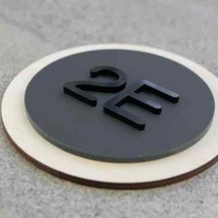 House Number Plaques House Door Number Signs Matt Personalised Address Plaques