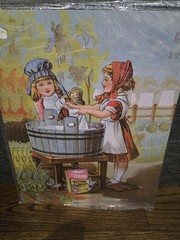 TIN Ivorine Wonderful Cleanser Rustic Metal Decorative Signage. 11″ X 14″ EUC