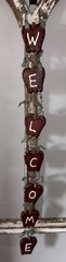 Vintage Granny Cottage 90s/2000s Country Apple Wooden Welcome Decor Sign