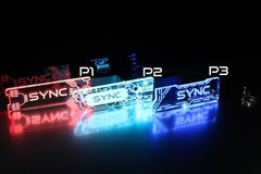 Futuristic Cyberpunk LED Keychain | Different Designs – Circuit Board, Green Cod