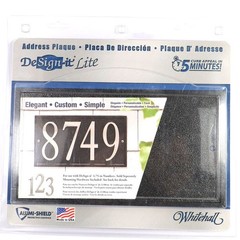 Design-It Lite Whitehall, Bronze, Aluminum, Address Plaque 11.25″ x 7.25″ x .30″