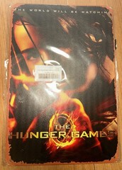 Metal Sign The Hunger Games Movie Cinema Wall Art Room Aesthetic 8×12 NEW