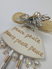 Dept 56 Sandra Magsamen Artful Angels Peace Christmas Ornament/Wall Hanging