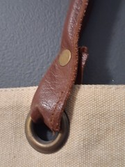 Canvas Wall Hanging Leather Strap You Are The Cheese To My Macaroni..15″x 30