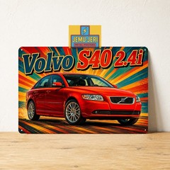 Volvo S40 Car Metal Tin Sign Poster – Size: 30x20cm