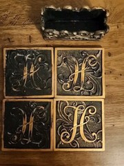 Coster Set Letter H