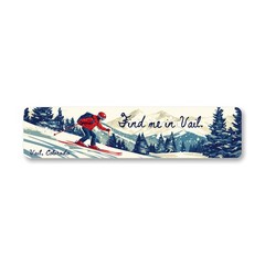 Aluminum Ski Signs Find Me In Vail Colorado Sign Novelty Metal Signage