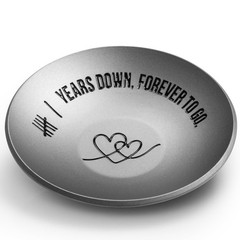 6th Year Wedding Anniversary Iron Gift Set Personalized For Her Him