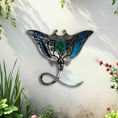 Metal Stingray Fish Wall Art Decor Sport Fish Metal Wall Manta Ray Sculpture