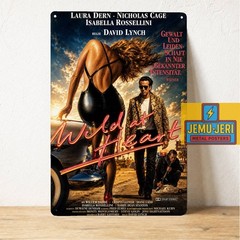Wild at Heart Metal Poster Tin Sign 20x30cm David Lynch Movie Retro Wall Decor