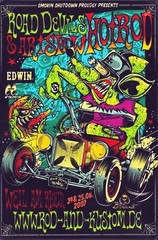 Road Devils Hot Rod & Art Show (Big Daddy Roth Design) Tin Metal Poster Sign