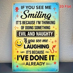 2D Flat Sign 30X20 Cm Funny Saying Man Cave Gift