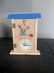 Leave A Note Wooden stand Florida Flamingo w/ Pencil Paper