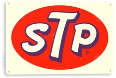 TIN SIGN Stp Gas Oil Sign Auto Shop Garage Cave A171