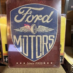 Tin Signs Ford, Mustang, F-150, Shelby, Parts & Service, Wall Art Home Decor