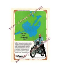 1968 motorbike biker Samurai Street Scrambler Motorcycle metal tin sign
