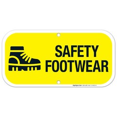 Safety Footwear Sign,
