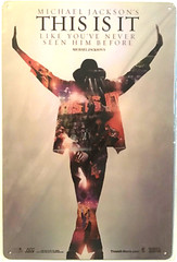 8×12 Tin Sign Michael Jackson five king pop music singer concert this is it Br6a