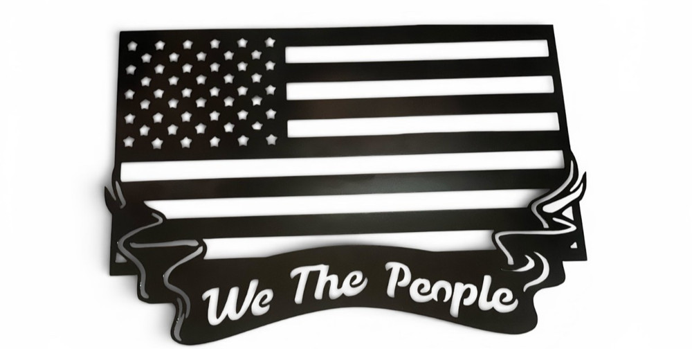 19 Gauge Steel- American Flag – Sign