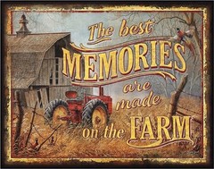 Farm Memories Metal Sign Desperate Enterprises Aluminum Sign 8×12 Funny