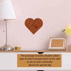 Personalized Will You Marry Me Proposal Puzzle Piece Sign Engraved Name
