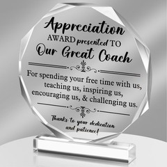 Appreciation Gift for Women Men, Inspirational Acrylic Sign, Clear