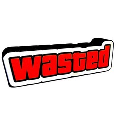 Wasted LED Light Sign – Gaming Room Decor, Desk Night Light, Funny Gift