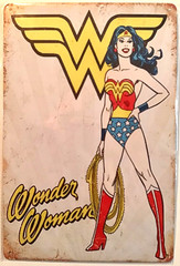TIN SIGN new 8×12 Superhero Wonder Woman pretty sexy girl tv DC comic books Pan1