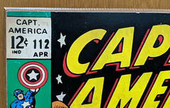Captain America #112 Wooden/MDF Wall Plaque 13”x19” Used Album Issue