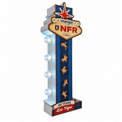 Wrangler ProRodeo NFR 2025 Las Vegas 40th Anniversary Double-Sided LED Sign