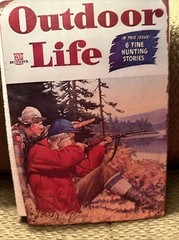 Love This “Outdoor Life” Vintage Metal Tin 8”x12”