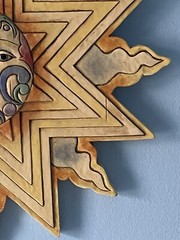 Sun Face Plaque Jim Shore 2007 Wall Hanging Heartwood Creek 11.75” #4010001