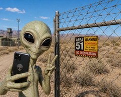Area 51 Metal Sign Aluminum 8×12 Vintage Military No Trespassing Funny