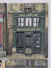 Chiu Tak Hak 3-d Paris Parisian Store Fronts Livre Bourgogne Library Restaurant