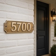 Personalized Brass Plaque – Ideal for Recognition Plaques, Name Plates, and sign