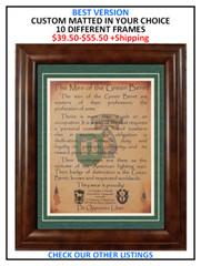 MC-NICE or BETTER: Army Special Forces Prayer ALL GROUPS PERSONALIZED