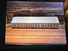 Metal Tray Planter Wall Hanger- Old Farmers Market Cottage Core Planter
