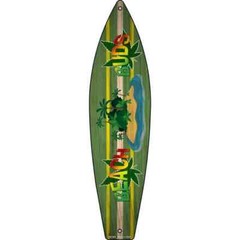 Beach Buds Metal Surfboard Sign 23″x6″ Plaque Home Door Garage Wall