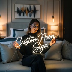 Customized Neon Sign Personalized LED Business Logo Sign For Wall Art Decor