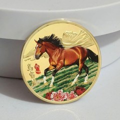 2026 Year Of The Horse Commemorative Coin Zodiac Horse New Year Souvenir
