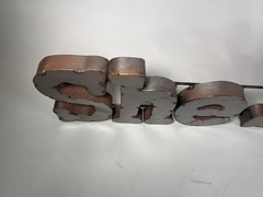 She Shed Metal Rustic Style Decorative 3D Letter Wall Sign 34″ Custom Handmade