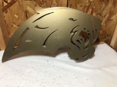 Plasma-Cut Wildcat Sign 16g Cold Rolled Steel 22″ X 12″ SCRATCHES