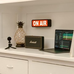 On Air Sign Studio Light Box, On the Air Sign For Podcast Desk Or Streaming R…