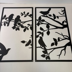 Wall Decor 4 Pieces Metal Birds and Branch Wall Art, Tree of Life Metal Wall …