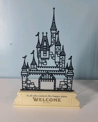 Hallmark Disney Castle Silhouette Figurine