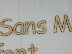 Laser Cut Unfinished Wood Letters or Numbers Comic Sans MS Font Craft Cutout