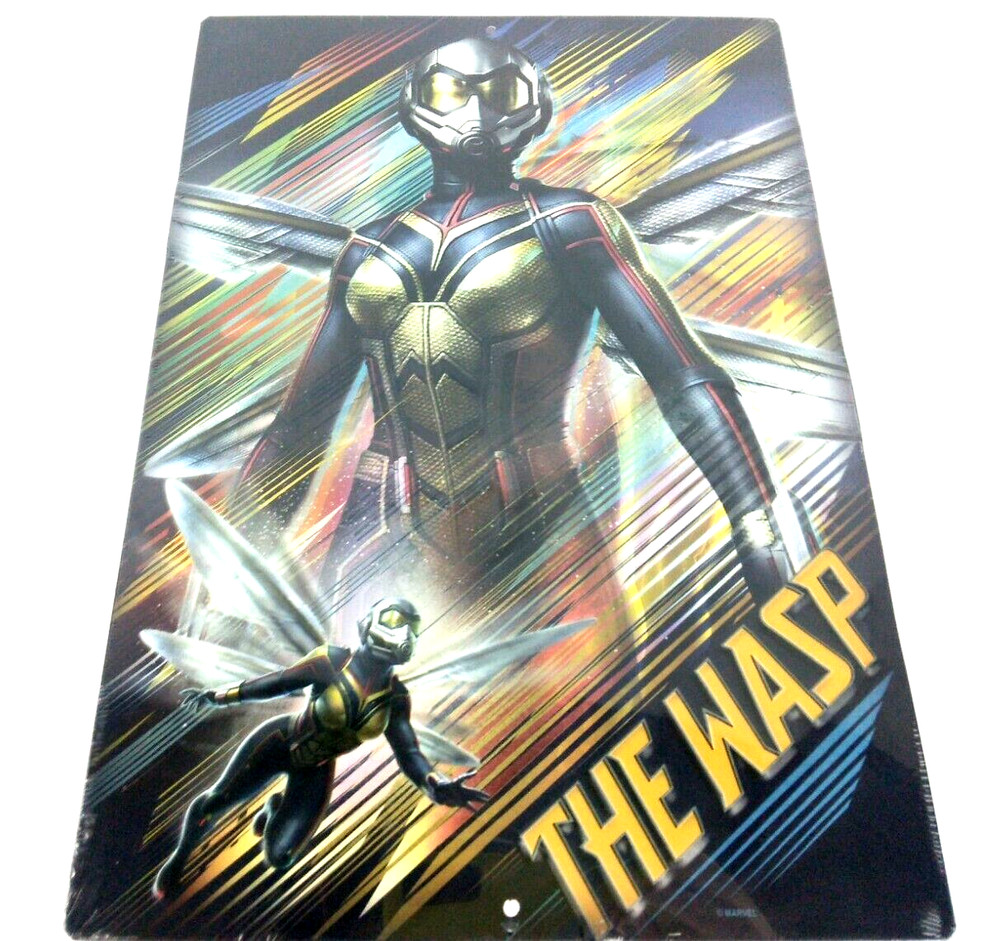 Antman’s WASP Tin Repro Collector’s Sign by Open Road 13×9 in. w Mounting Holes